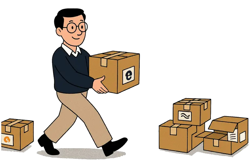 AcademiaHub moving boxes